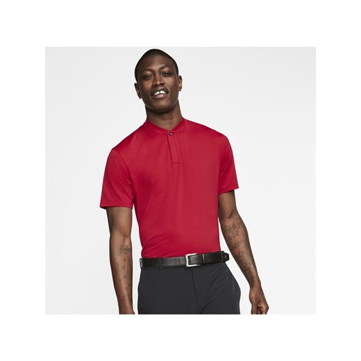 Męska koszulka polo do golfa Nike Dri-FIT Tiger Woods - Czerwony