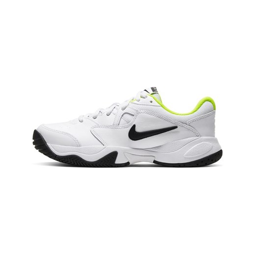Buty do tenisa dla dużych dzieci NikeCourt Jr. Lite 2 - Biel