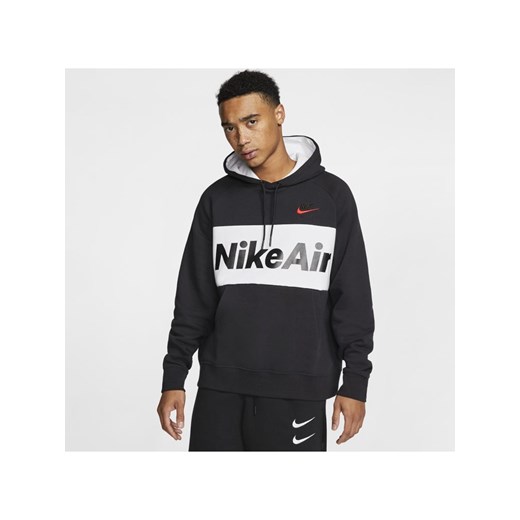 Bluza męska Nike z napisami czarna sportowa 