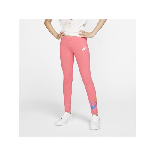 Legginsy dla dużych dzieci (dziewcząt) Nike Sportswear - Różowy