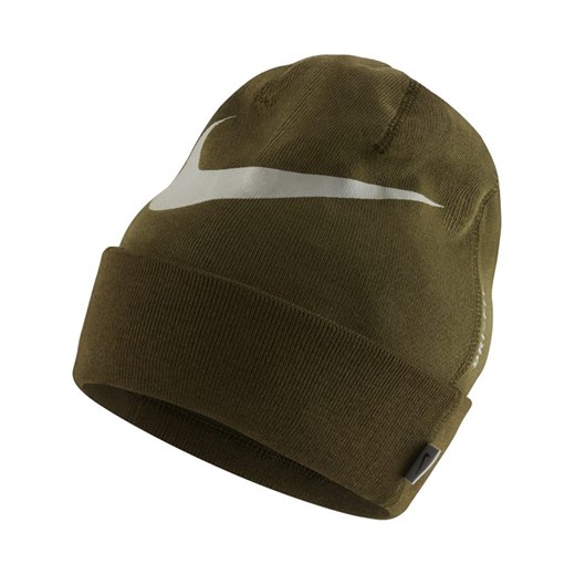 Wywijana czapka z logo Swoosh Nike Sportswear - Oliwkowy