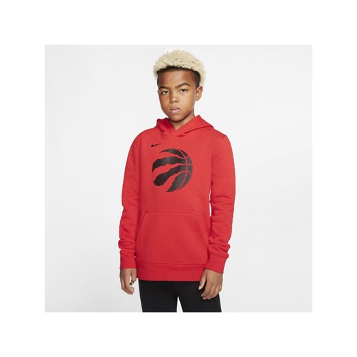 Bluza dla dużych dzieci Nike NBA Raptors Logo - Czerwony