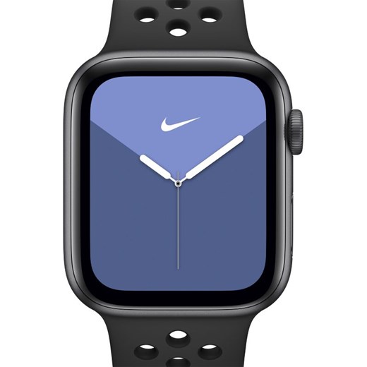 Zegarek Apple Watch Nike Series 5 (GPS + Cellular) z paskiem Nike Sport Band i kopertą 40 mm z aluminium w kolorze gwiezdnej szarości - Czerń