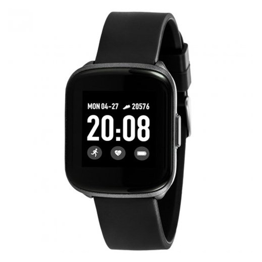 Czarny smartwatch męski damski Rubicon RNCE38BIBX03AX