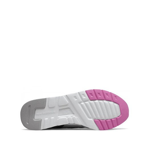 New Balance buty sportowe damskie szare na wiosnę sznurowane gładkie 