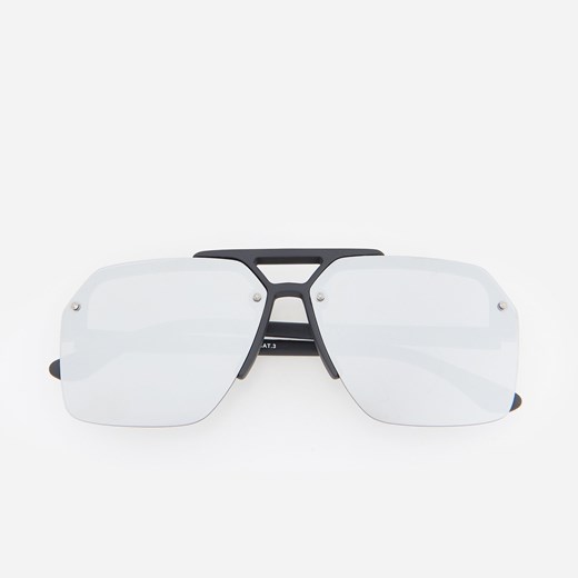 Reserved - Okulary przeciwsłoneczne - Srebrny  Reserved One Size 