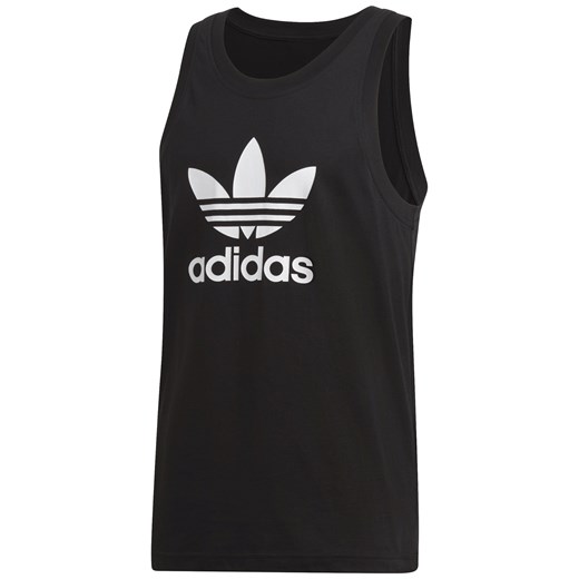 Koszulka sportowa czarna Adidas Originals z bawełny 