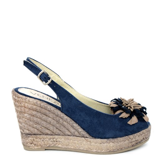 ESPADRYLE NA KOTURNIE 900 TEC NAVY venezia brazowy guma