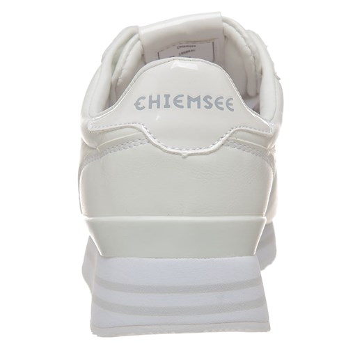 Buty sportowe damskie Chiemsee sneakersy młodzieżowe białe ze skóry ekologicznej sznurowane 