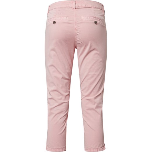 Spodnie damskie Tom Tailor różowe casualowe bez wzorów 