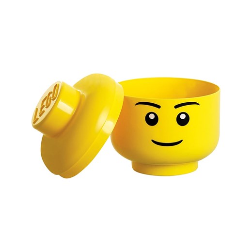 Pojemnik  "Boy" w kolorze żółtym - wys. 18,5 x Ø 16 cm  Lego OneSize Limango Polska wyprzedaż 