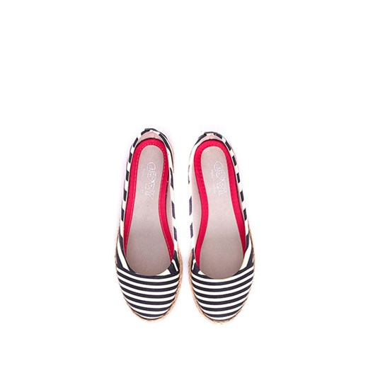 Baleriny w kolorze czarno-białym  Goby 37 promocja Limango Polska 