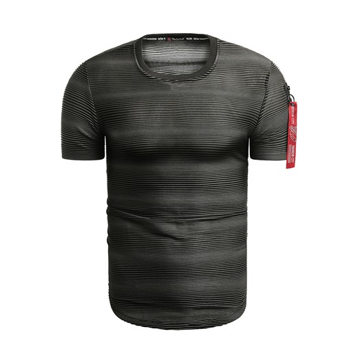 Wyprzedaż koszulka t-shirt HT1717 - czarna  Risardi S 