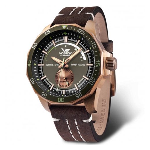 Zegarek brązowy Vostok Europe analogowy 
