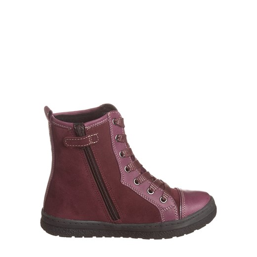 Buty zimowe dziecięce Lamino skórzane sznurowane