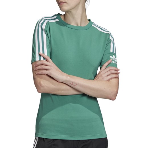 Bluzka damska Adidas z okrągłym dekoltem z krótkim rękawem 