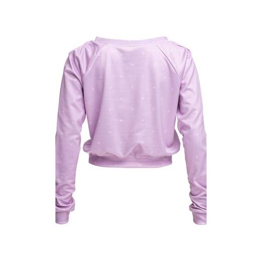 Sweatshirt Crop Pink Milky Way