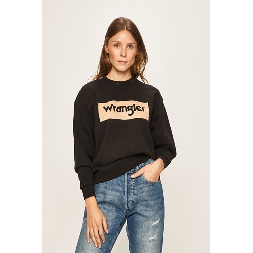 Bluza damska czarna Wrangler bawełniana