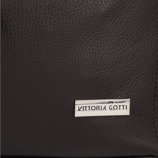 Shopper bag Vittoria Gotti na ramię zamszowa bez dodatków 