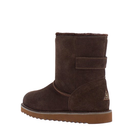 Śniegowce damskie Nicebay skórzane 