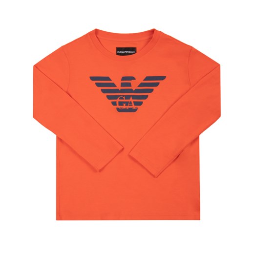 T-shirt chłopięce pomarańczowa Emporio Armani 