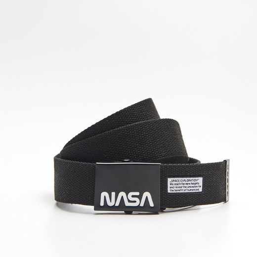Cropp - Materiałowy pasek NASA - Czarny  Cropp One Size 