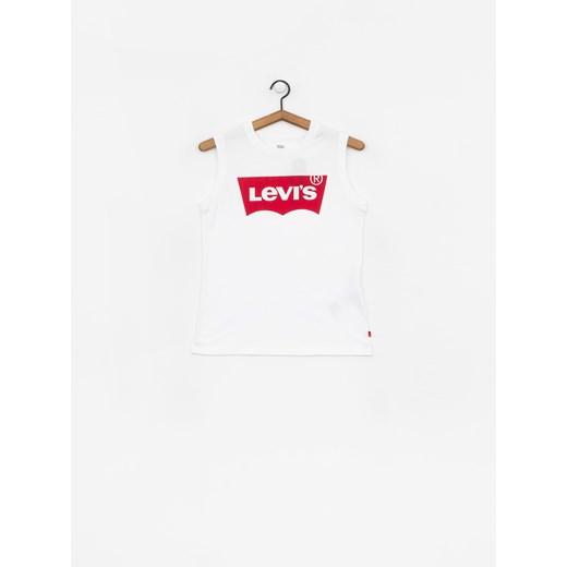 Levi's bluzka damska biała młodzieżowa z okrągłym dekoltem 