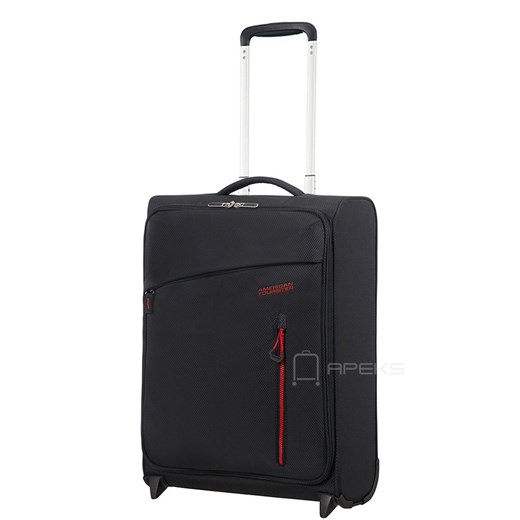 American Tourister Litewing mała walizka kabinowa 20/55 cm na 2 kółkach / czarna