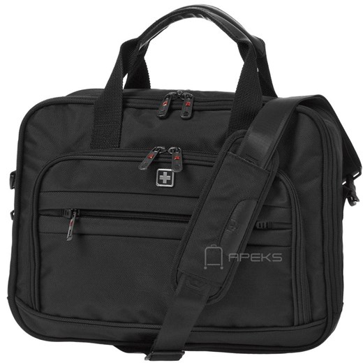 SwissBags LAUSANNE torba na laptop 17'' / czarny  Swissbags Mały / kabinowy Apeks
