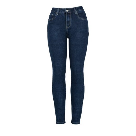 Granatowe spodnie jeansowe - Spodnie Royalfashion.pl  XL - 42 