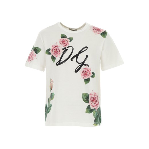 Dolce & Gabbana Koszulka Dziecięca dla Dziewczynek, biały, Bawełna, 2019, 10Y 12Y 2Y 4Y 6Y 8Y Dolce & Gabbana  10Y RAFFAELLO NETWORK
