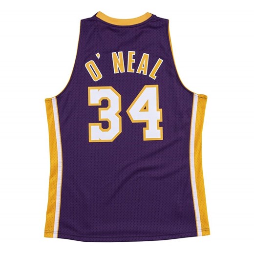 Koszulka męska Mitchell and Ness Swingman Jersey HWC 2.0 Los Angeles Lakers Shaquille O' Neal 1999-2000 purple / yellow M Mitchell & Ness  M matshop.pl