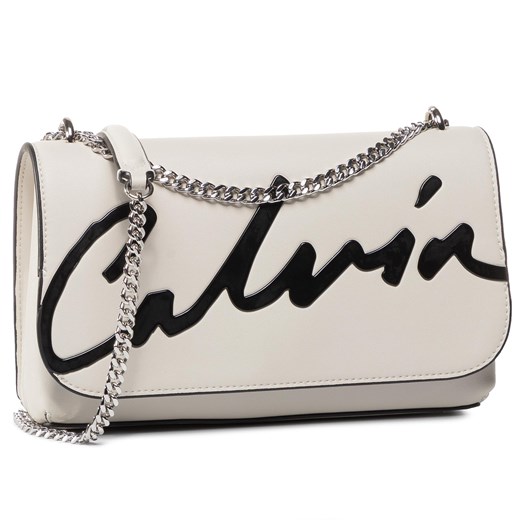 Calvin Klein kopertówka biała mała bez dodatków 