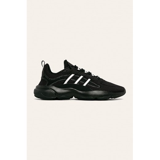 Adidas Originals buty sportowe damskie bez wzorów sznurowane czarne 
