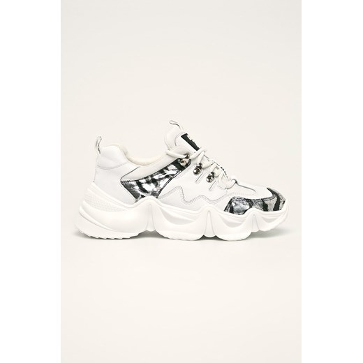 Sneakersy damskie BIG STAR skórzane wiązane