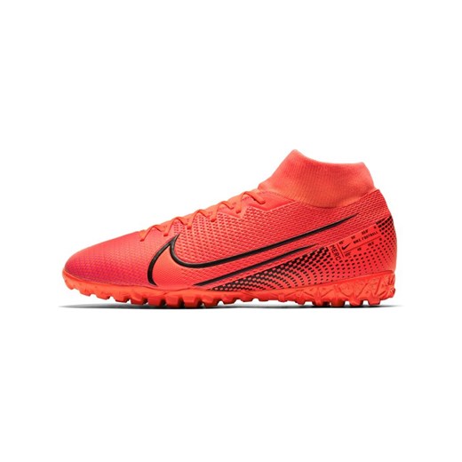 Buty piłkarskie na sztuczną nawierzchnię typu turf Nike Mercurial Superfly 7 Academy TF - Czerwony  Nike 47.5 Nike poland