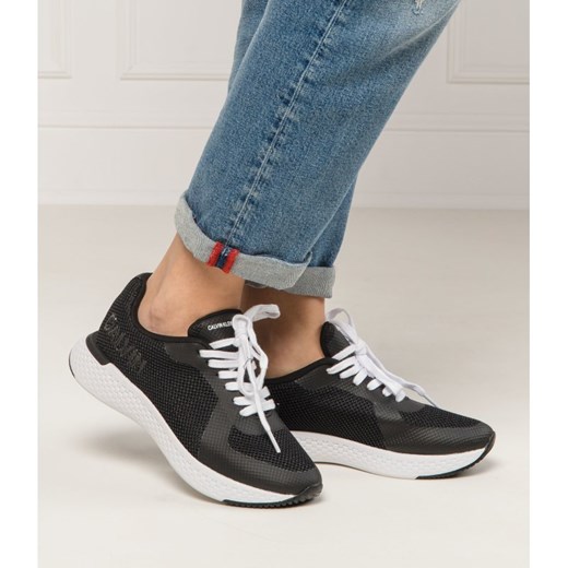 Buty sportowe damskie Calvin Klein sznurowane na platformie 