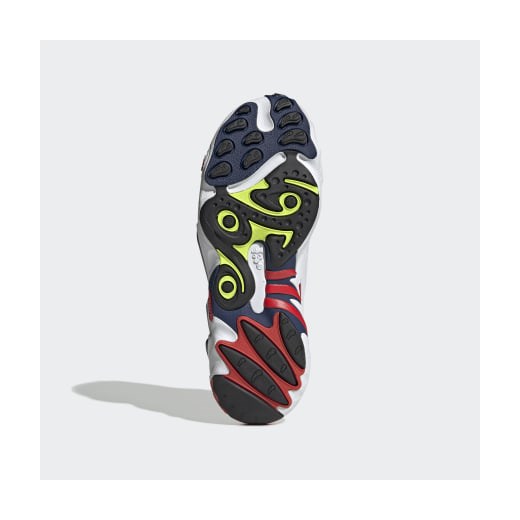 Buty sportowe męskie wielokolorowe Adidas sznurowane z nubuku 