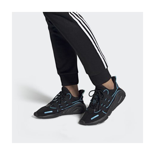 Granatowe buty sportowe męskie Adidas sznurowane 
