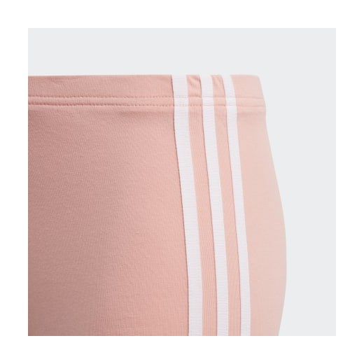 Leginsy dziewczęce różowe Adidas 