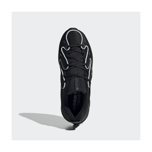 Buty sportowe męskie Adidas eqt support skórzane czarne jesienne sznurowane 