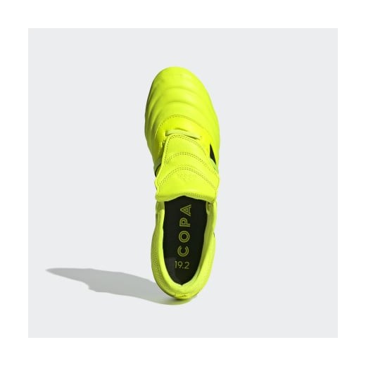 Buty sportowe męskie Adidas copa żółte skórzane 