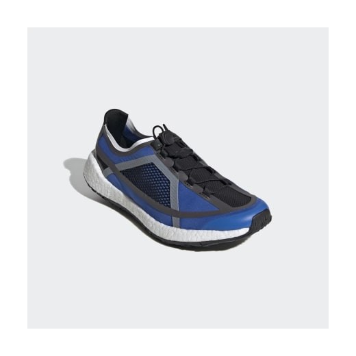 Adidas buty sportowe damskie niebieskie wiązane bez wzorów 