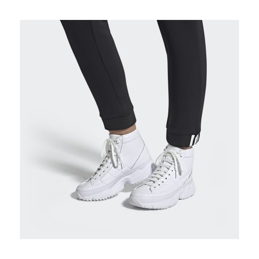 Buty sportowe damskie Adidas bez wzorów sznurowane 
