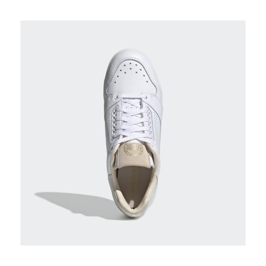 Buty sportowe damskie Adidas białe gładkie płaskie 