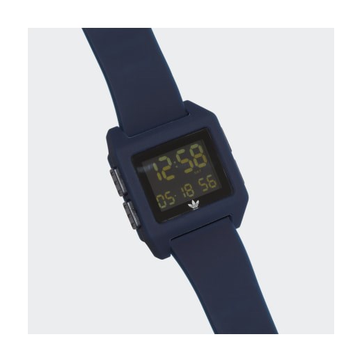 Niebieski zegarek Adidas cyfrowy 