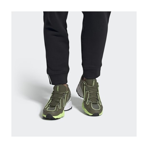 Buty sportowe męskie Adidas equipment zielone wiązane 