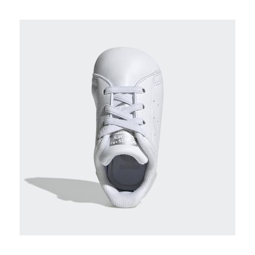 Adidas buciki niemowlęce bez wzorów białe 