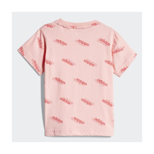 Adidas odzież dla niemowląt z napisem różowa 