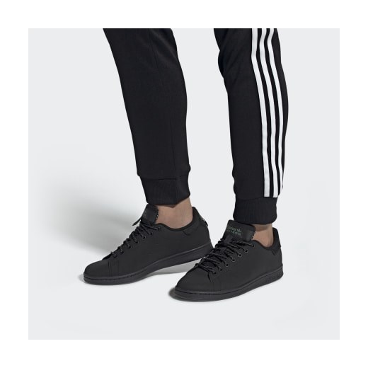 Buty sportowe męskie Adidas czarne z nubuku 